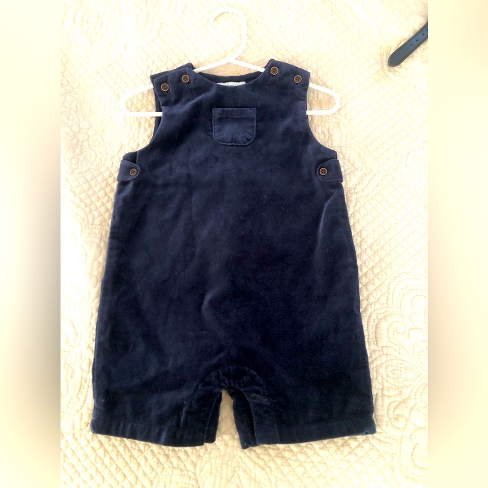 Janie and Jack velvet boys outfit